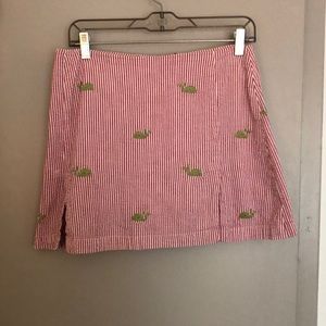 Pink and White Skort with Whales